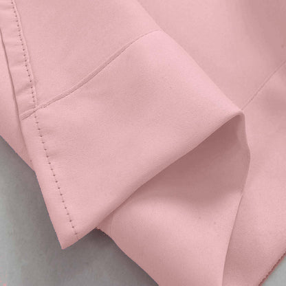 Pink Valance for Windows Kitchen Valance Room Darkening Valances for Living Room 52" W X 18" L Rod Pocket Small Window Valance, 1 Panel Set