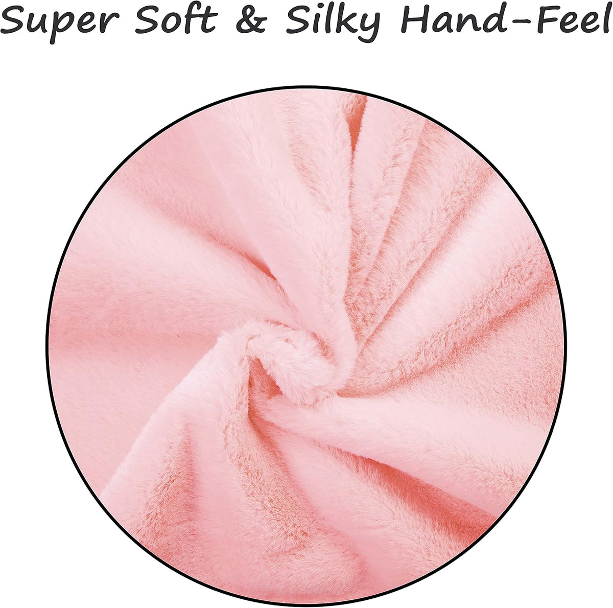 Blush Fur Pillow Covers 18x18 Faux Lambskin Fur Pink Pillow Cover Bedroom Accent Throw Pillows for Couch Sofa Bed, 1 Pc, 18 x 18 Inches, Pink