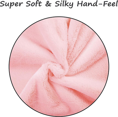Blush Fur Pillow Covers 18x18 Faux Lambskin Fur Pink Pillow Cover Bedroom Accent Throw Pillows for Couch Sofa Bed, 1 Pc, 18 x 18 Inches, Pink