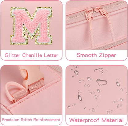 Kids Lunch Box Large Initial Insulated Lunch Bag for Girls