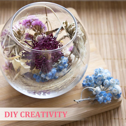 Dried Hydrangea Flower, 10g Natural Pressed Flowers Real Hydrangeas Petals for DIY Resin Crafts Card Floral Gift Candle Making Decor, Pink