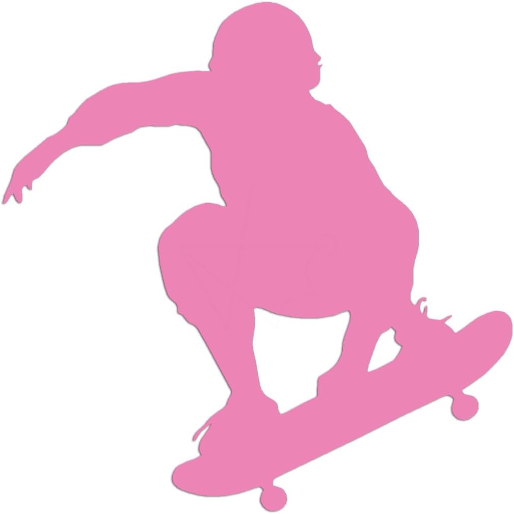 Skateboard 3.75" x 3.75 Soft Pink