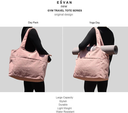 Yoga Tote Bag Mat bag Women Shoulder Bags Carryall Tote for Travel Office Workout Gym Nurse Beach
