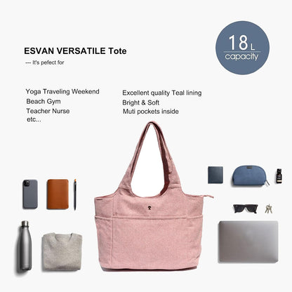 Yoga Tote Bag Mat bag Women Shoulder Bags Carryall Tote for Travel Office Workout Gym Nurse Beach
