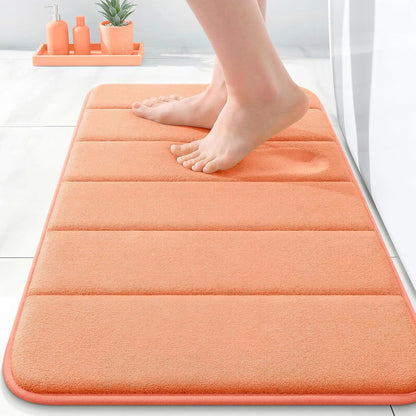 Memory Foam Bath Mat 35x16, Super Soft and Absorbent Bathroom Rugs