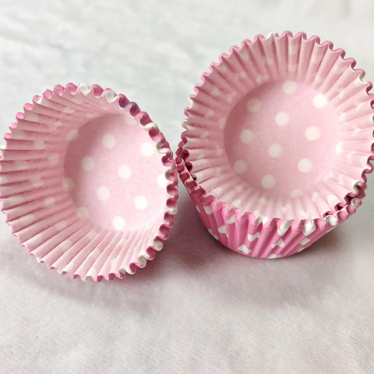Pink Polka Dot Paper Muffin Cupcake Liners case Baking Cups 100 pcs,Standard Size 2x1.25inch