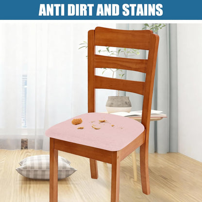Velvet Seat Covers for Dining Room Chair Set of 4