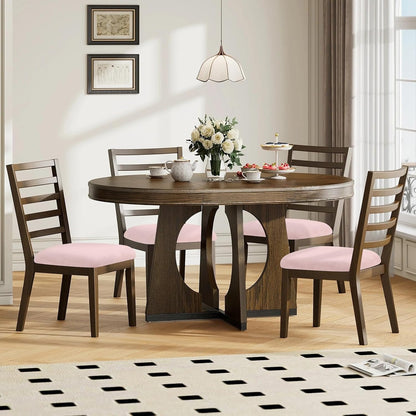Velvet Seat Covers for Dining Room Chair Set of 4