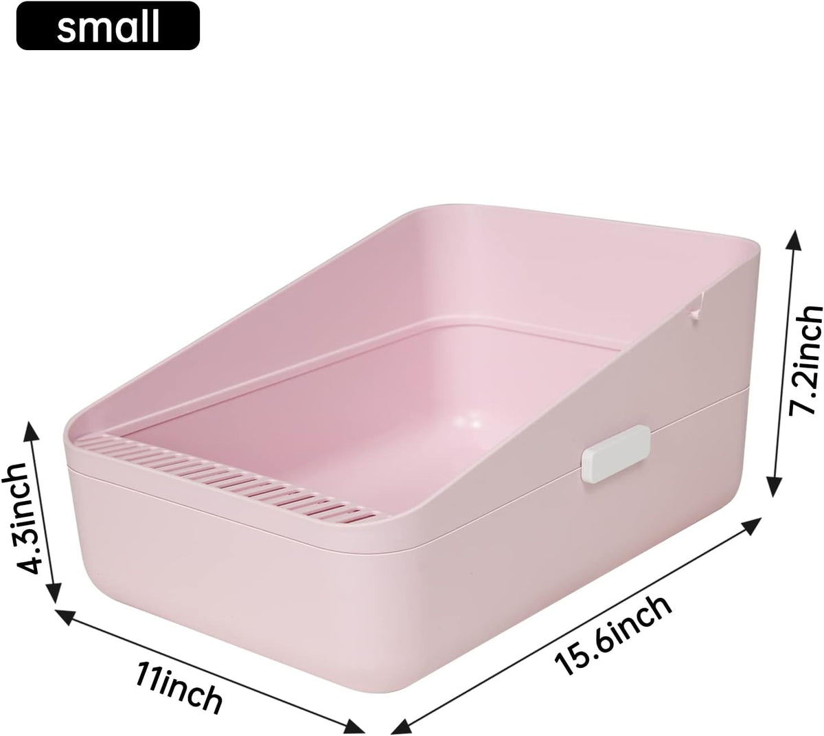 Small Cat Litter Box: Removable Tray for Cats Under 8 lbs