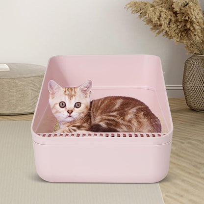 Small Cat Litter Box: Removable Tray for Cats Under 8 lbs