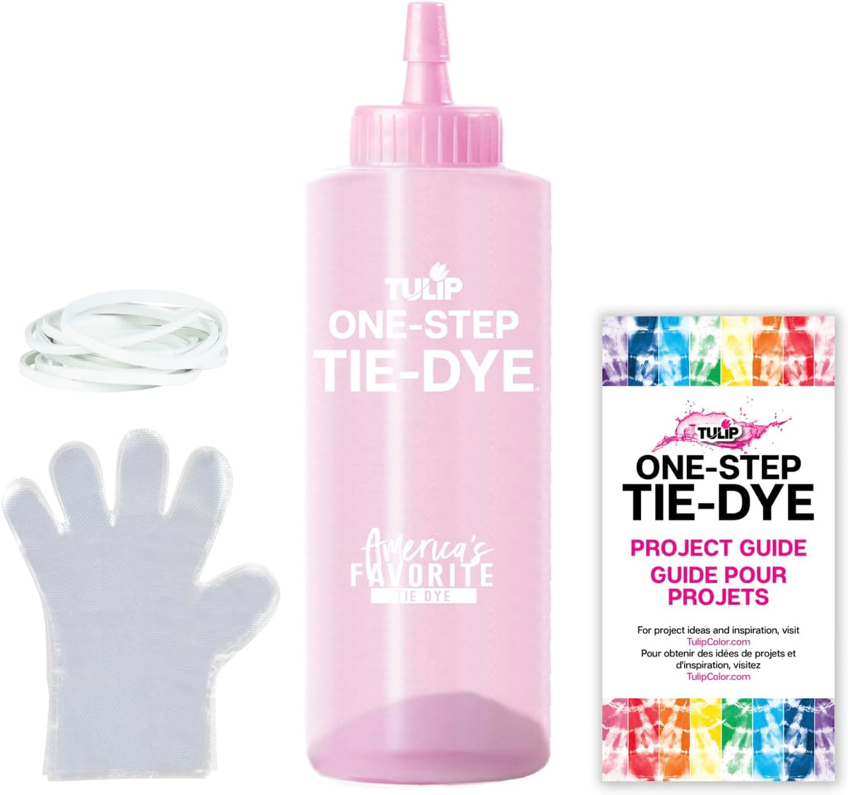 One-Step Tie-Dye Kit, Vibrant Colors for Fabric 4 fl oz, Blush