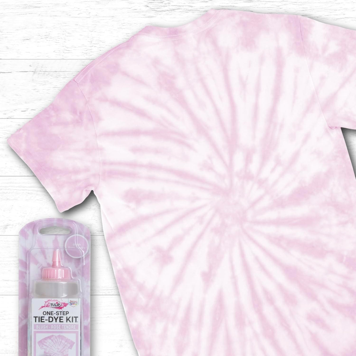 One-Step Tie-Dye Kit, Vibrant Colors for Fabric 4 fl oz, Blush