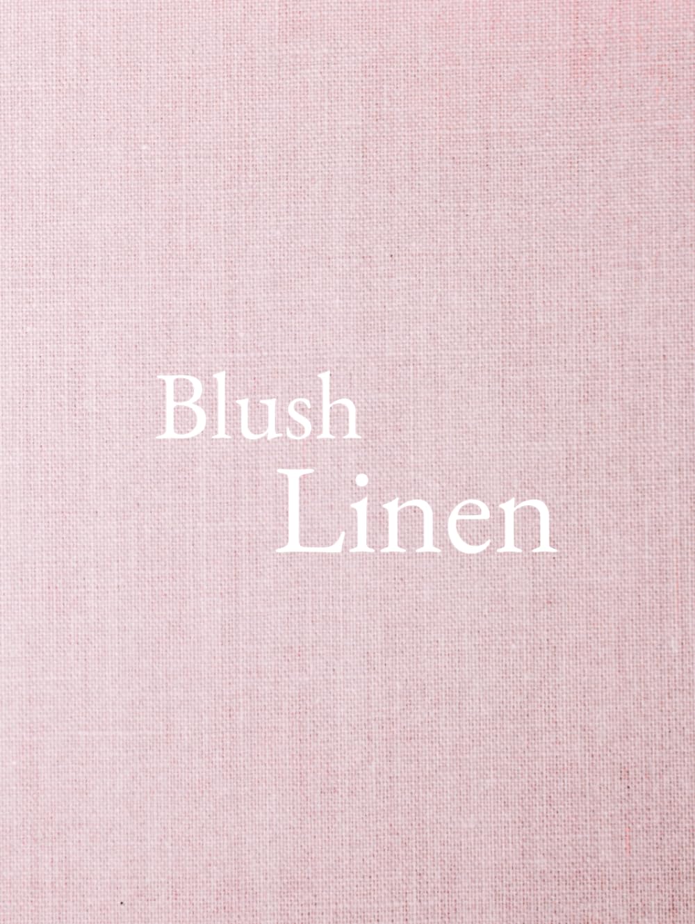Blush Linen: A Pink Coffee Table Book for Home Decor | Decorative Linen Look & Soft Accent | Designer Styling Piece | Faux Linen Cover