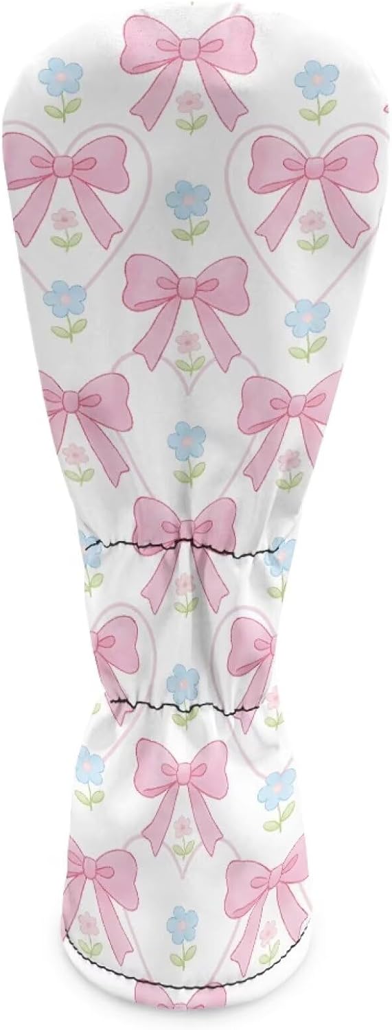 Golf Club Covers for Women Girls Driver Head Cover Leather Fairway Wood Head Cover Hybrid Headcovers Golfer Gifts