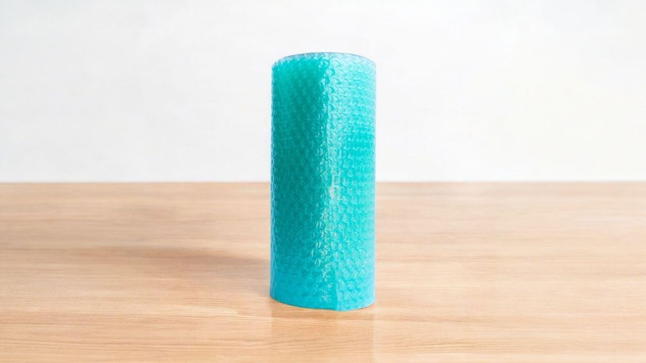Bright Pink Heart-Shaped Air Cushion Packaging Roll 12 Inch x 15 Feet, Protective Packing (Dark Green)