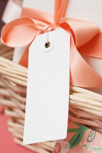 Peach Double Faced Satin Ribbon, 1 Inch Continuous 50 Yards