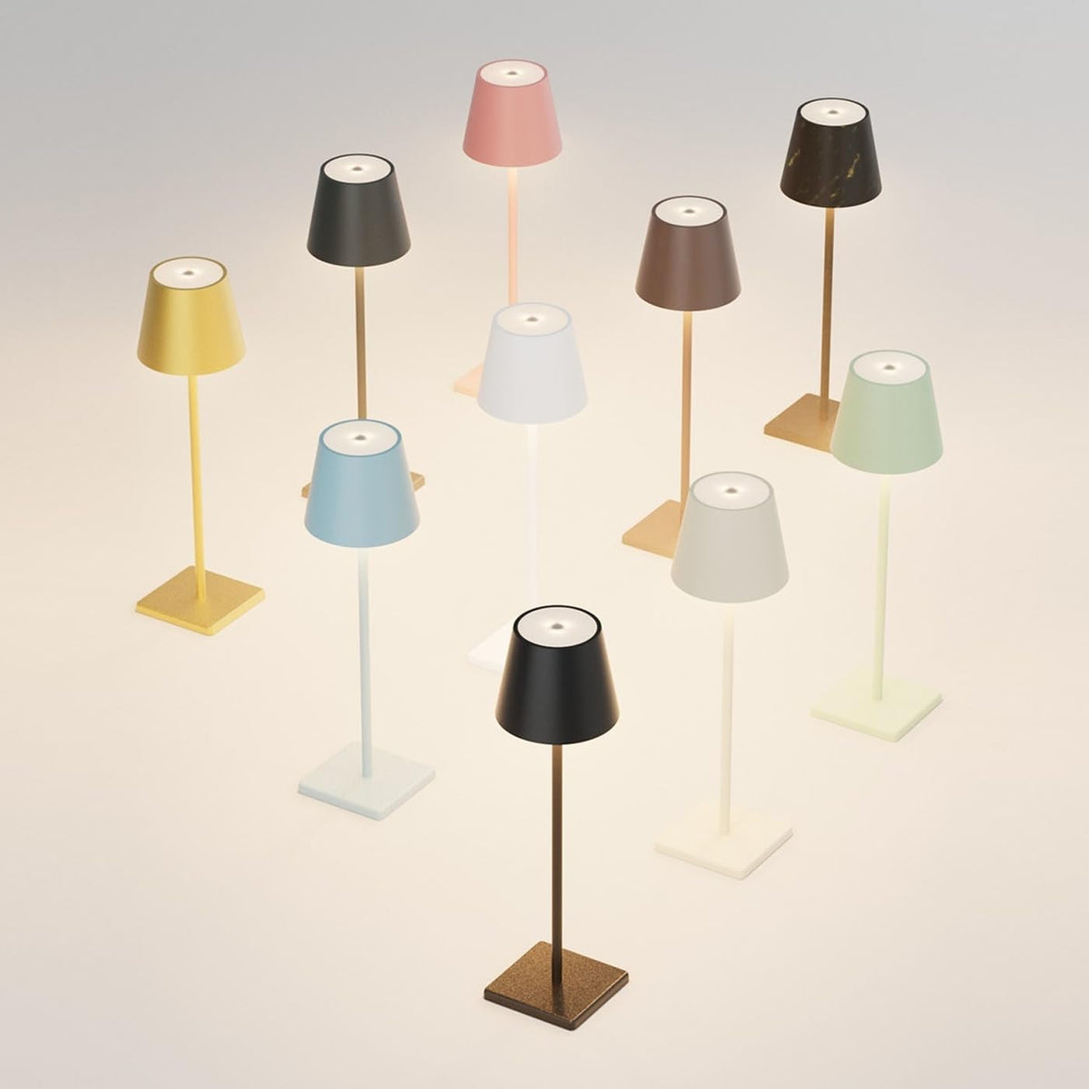 Pink Cordless Table Lamp, 5000mAh Portable LED Rechargeable Lamp