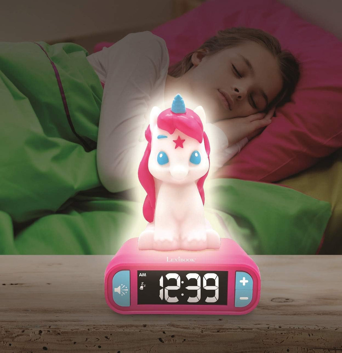 Unicorn Nightlight Alarm Clock, RL800UNI