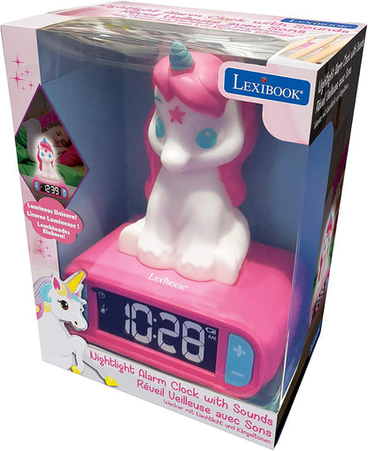 Unicorn Nightlight Alarm Clock, RL800UNI