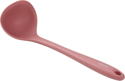 PEARL METAL VISIONS CP-1025 Vision Ladle Ladle Silicone Pink Pink Dishwasher Safe Kitchen Tool