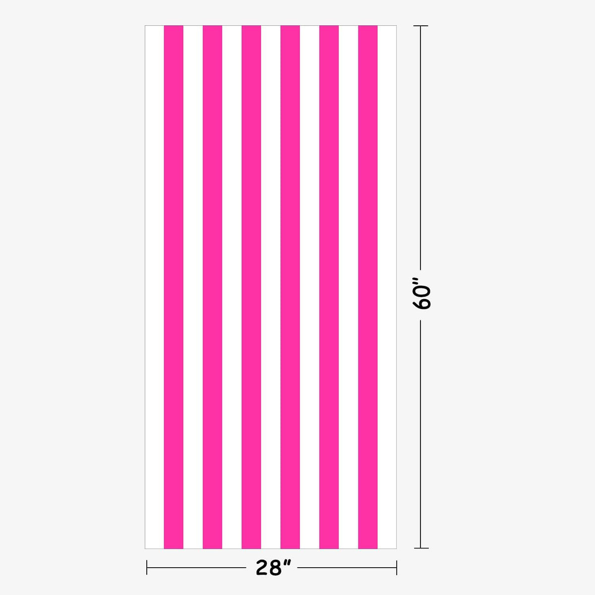 Microfiber Beach Towels Oversized, Quick Drying Bath Towel Stripe Absorbent Bath Towel for, Travel, Summer, Sport, Swimming, Pool, Yoga, Camping, Pink 28” x60”