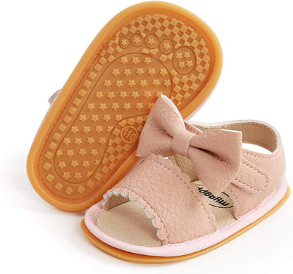 Baby Boys Girls Sandals Premium Infant Summer Outdoor Shoes PU Lightweight Soft Anti-Slip Sole Toddler Prewalker