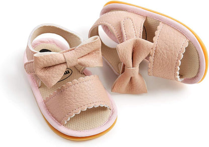 Baby Boys Girls Sandals Premium Infant Summer Outdoor Shoes PU Lightweight Soft Anti-Slip Sole Toddler Prewalker