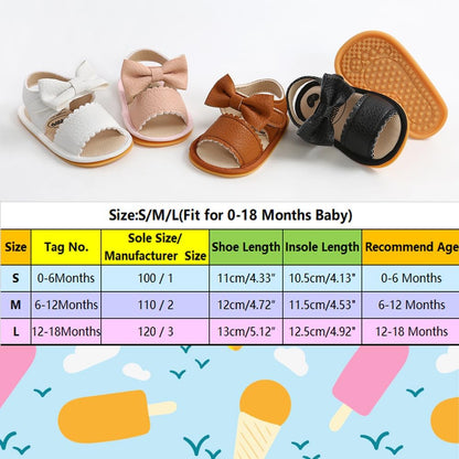 Baby Boys Girls Sandals Premium Infant Summer Outdoor Shoes PU Lightweight Soft Anti-Slip Sole Toddler Prewalker