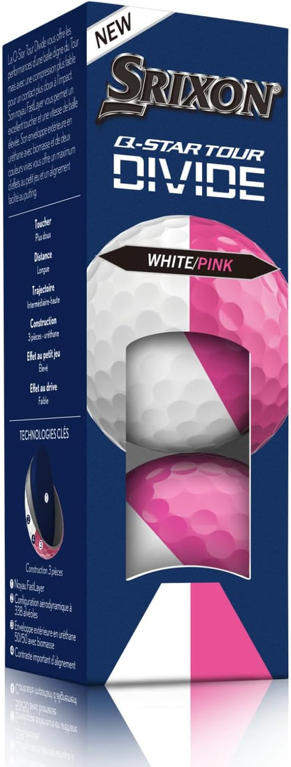 Q-Star Tour 6 Divide Golf Balls