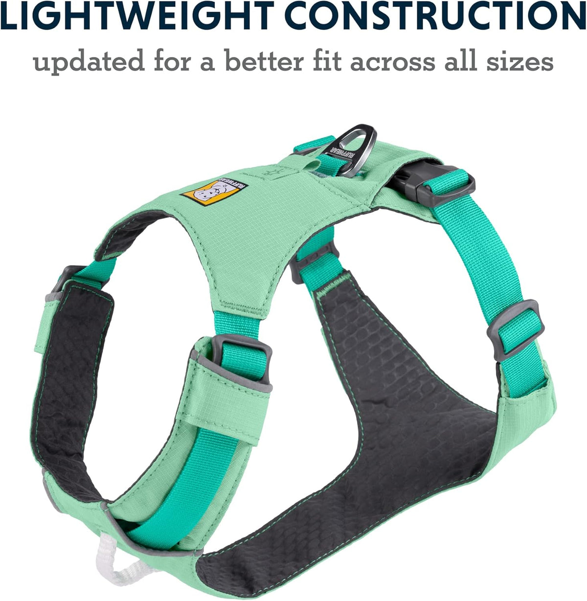 Ruffwear, Hi & Light Dog Chest Harness, Alpenglow Pink, Large/X-Large