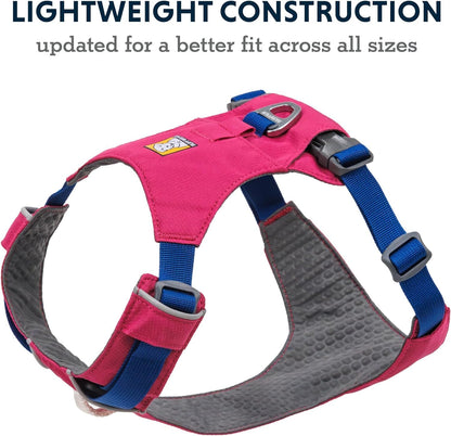 Ruffwear, Hi & Light Dog Chest Harness, Alpenglow Pink, Large/X-Large