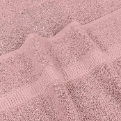 Jumbo Bath Sheets, 2 Pack, 35x70 in, 600 GSM Cotton, Dusty Pink