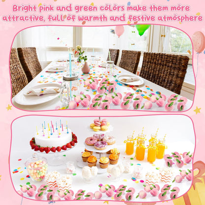24 Pcs Artificial Peach Decorations Foam Peach Lifelike Fake Fruit Faux Small Simulation for Home Birthday Party Cabinet Table Festival Kitchen Harvest Photography Prop (3.27 Inch)