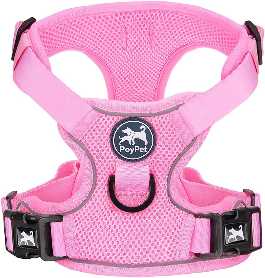Mesh Dog Harness, Reflective Breathable Puppy Vest for Small Dogs