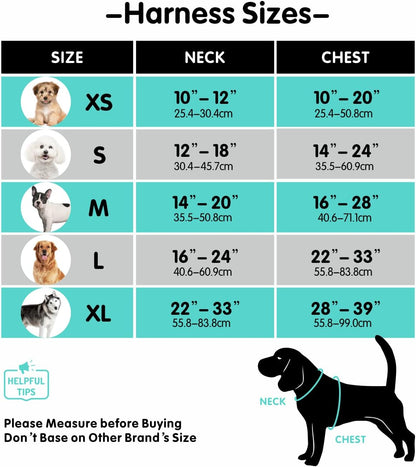 Mesh Dog Harness, Reflective Breathable Puppy Vest for Small Dogs