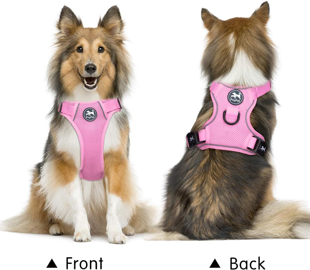 Mesh Dog Harness, Reflective Breathable Puppy Vest for Small Dogs