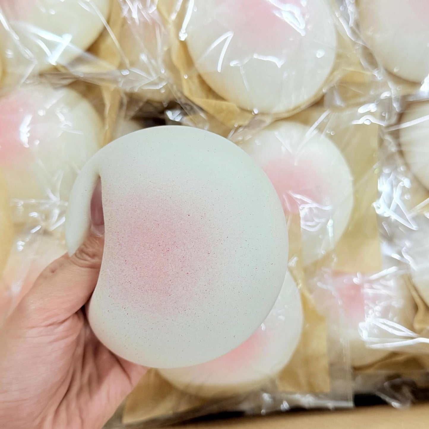Cheese Slow Rising Squishy Toy, Soft Foam Stress Relief Squeeze, Sticky Food Squishies, Bread and Butter Squishy Style for Desk Decor or Gift (White) | Foam Bread Butter Squishy Stress Balls for Stress Relief, ADHD,Party Favor Gift (White)
