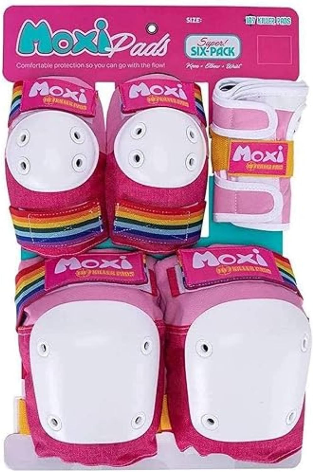 Six Pack Pad Set, Elbow Pads, Knee Pads, and Wrist Guard