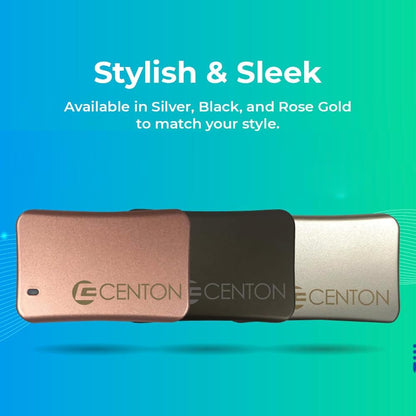 External SSD (Rose Gold Metallic), USB-C 3.2 Gen 2, 1000GB