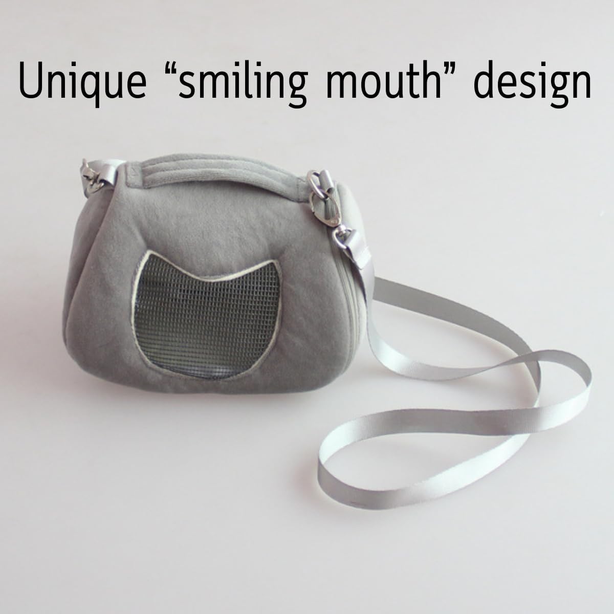 Small Pet Carrier Bag with Pocket for Hamster Sugar Glider Pouch (Pink A)