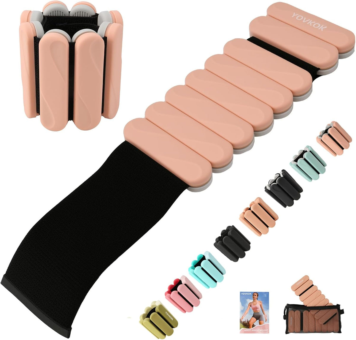 Ankle Weights, 1LB/ 2LB Each, Multiple Options