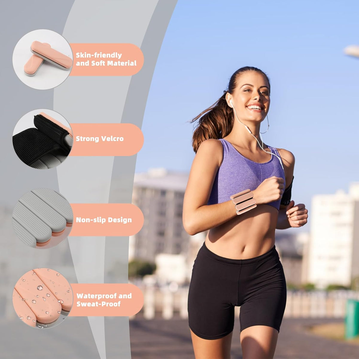 Ankle Weights, 1LB/ 2LB Each, Multiple Options
