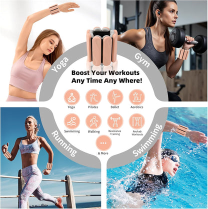 Ankle Weights, 1LB/ 2LB Each, Multiple Options