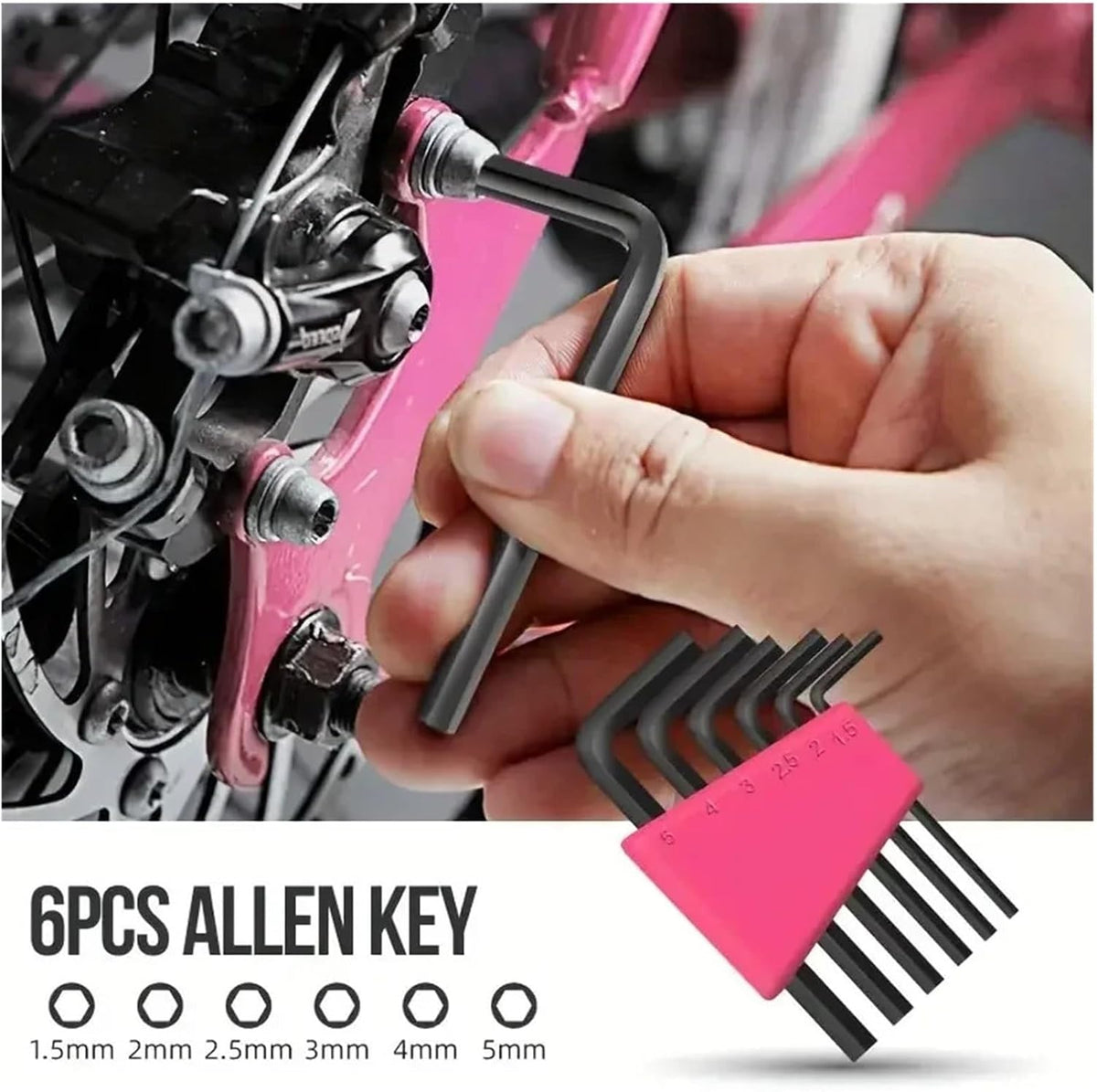 54pc Pink Home DIY Repair Tool Kit Set Women Ladies Beginner Complete Hand Tools in a Portable Toolbox Case Tool