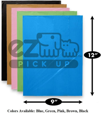 EZ Pick Up Pink Poop Bags - 1000 Dog Waste Bag Cat Puppy Waste Disposal