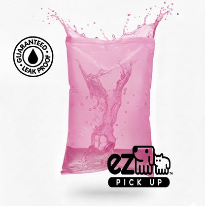 EZ Pick Up Pink Poop Bags - 1000 Dog Waste Bag Cat Puppy Waste Disposal