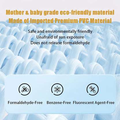 Folding Non Inflatable Swimming Pool, Home Swimming Pool, Mesh PVC Material, Suitable for Backyard Swimming Pool (Pink, 35inch)