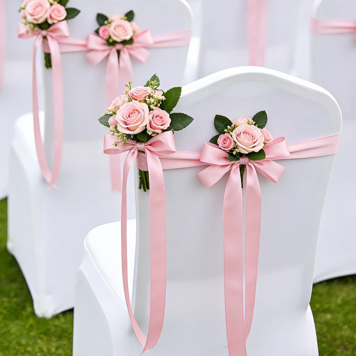 1In Pink Satin Ribbon, 25 Yards Pink Ribbon for Gift Wrapping Mothers Day