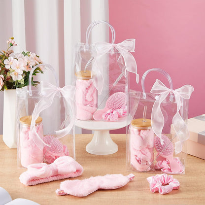 37 Pcs Spa Sleepover Party Supplies for Girls 6 Set Pink Gift