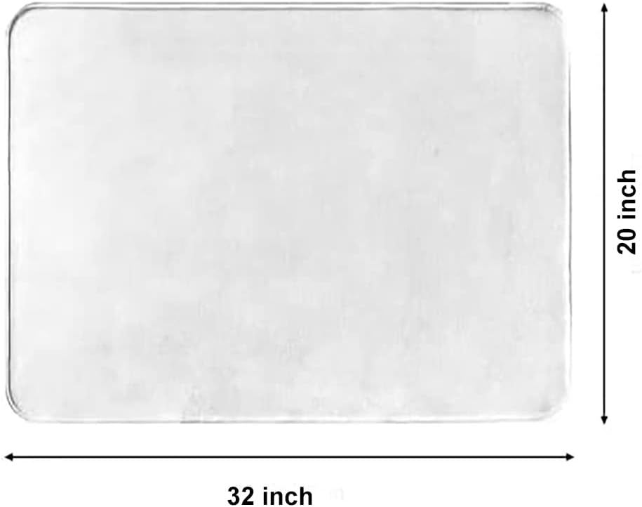 Paris Shabby Chic Indoor Carpet Bath Mat - Pink Rose, 20x32 inch